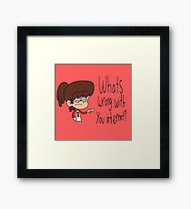 Lynn and the internet Framed Print