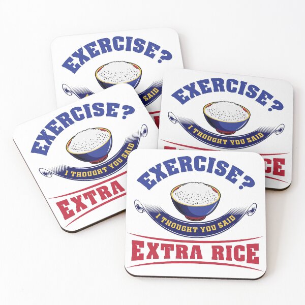 Item preview, Exercise I Thought You Said Extra Rice designed and sold by lando218.