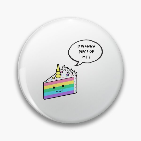 Item preview, trouble baker - unicorn cake - u wanna piece of me designed and sold by SunsetCloud.