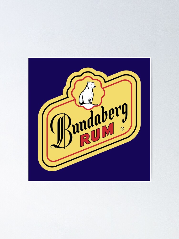 "Official Merchandise of bundaberg rum logo" Poster by rachelaspinoza