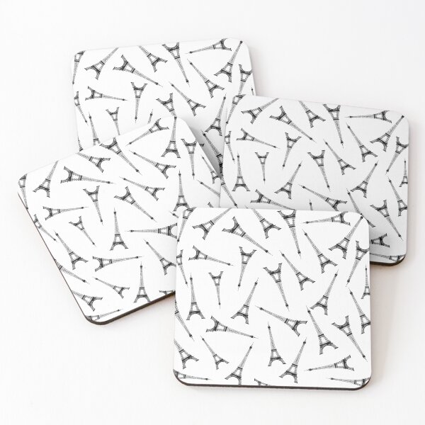 Item preview, EIFFEL TOWER IN MONOCHROME ARTLINE PATTERN - ADDICTED TO PARIS designed and sold by samArtline.