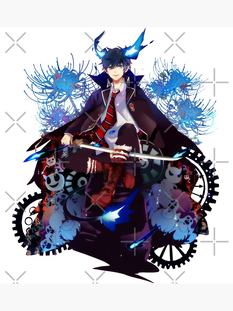 Hot Anime Ao no Blue Exorcist Okumura Rin Tail Fire Cosplay Costume  Accessorie Prop Selling Halloween gift - AliExpress