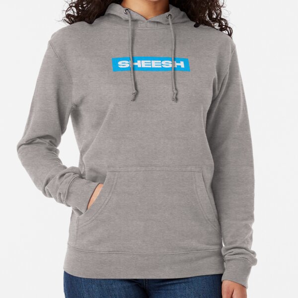 Valorant SHEESH Hellblaues Design Leichter Hoodie