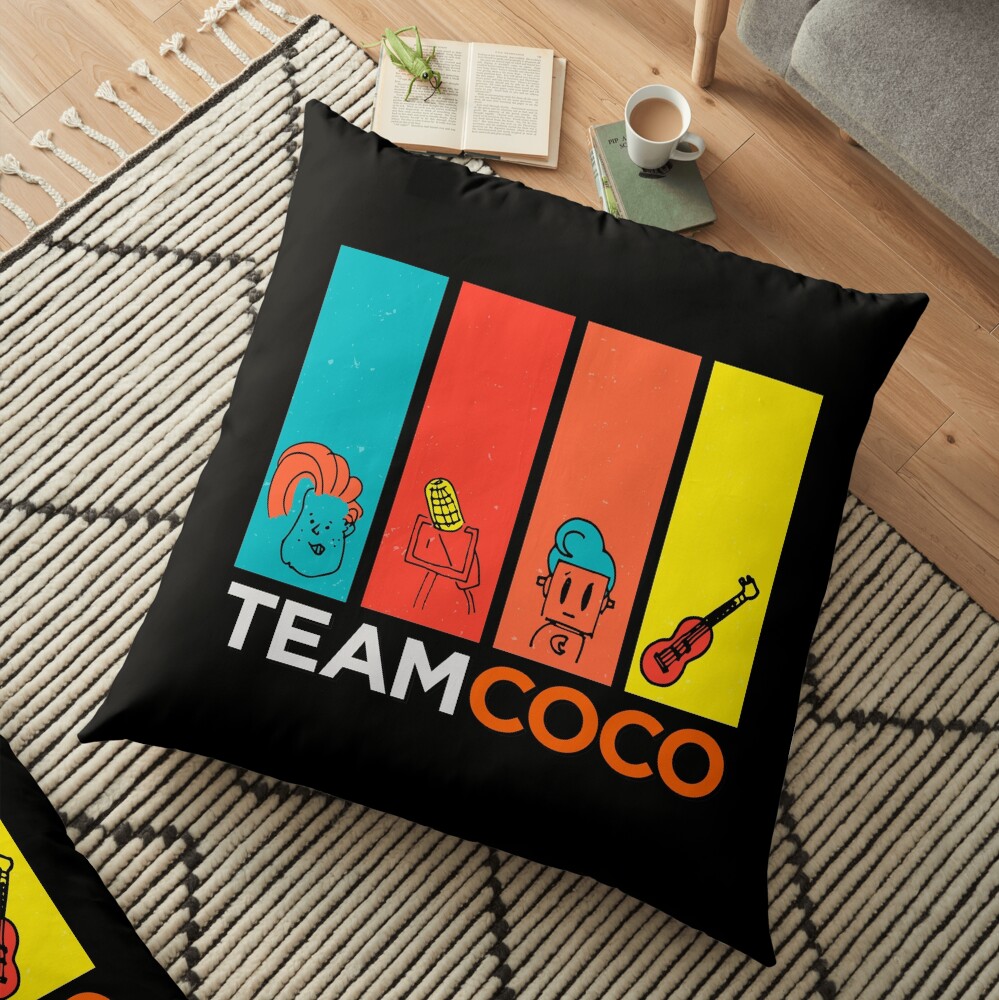 Team Coco Floor Pillow