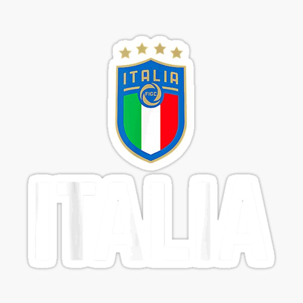Forza Azzurri Italy Jersey 2021 Football Funs Star Sticker