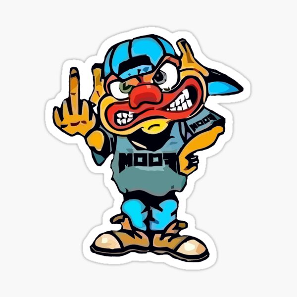 MooF Fuck Sticker