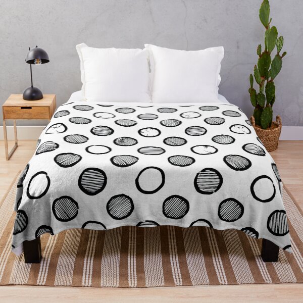 Item preview, Black and White Polka dot, Black and White Polka dot Pattern, Black and White Polka dot Design, Polka Dot designed and sold by graphic-genie.