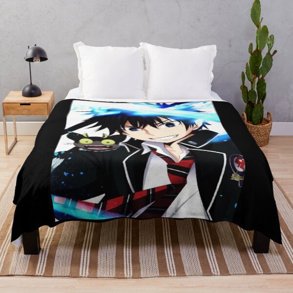 Item preview, Rin and pet blue fantasy exorcist anime graphic designed and sold by DarylBernice.