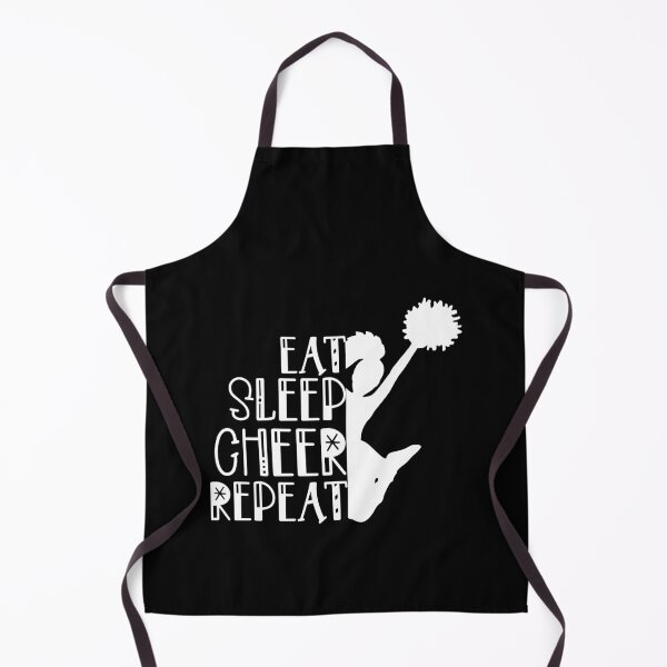Item preview, Eat, sleep, cheer, repeat, cheerleading  designed and sold by 1DaisyChainLane.