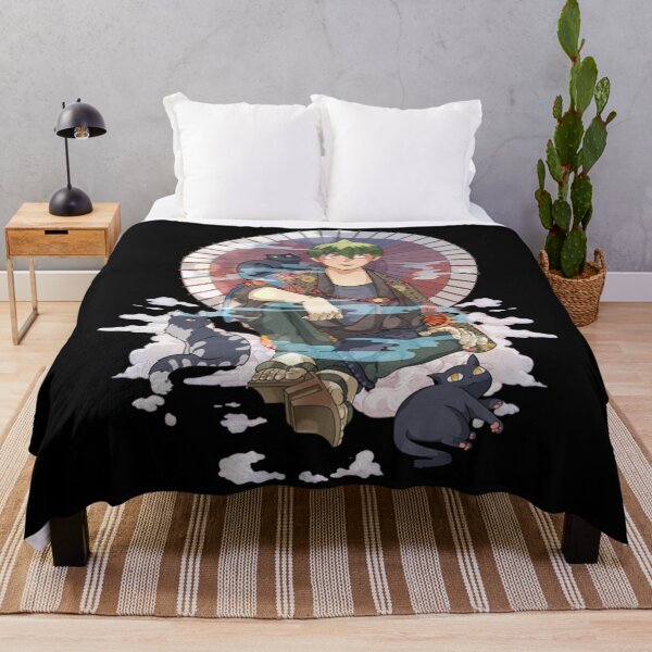 Item preview, Amaimon with cat blue fantasy exorcist anime art designed and sold by DarylBernice.