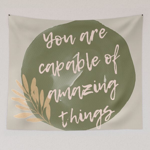 Item preview, You Are Capable designed and sold by Elsabe Smith.