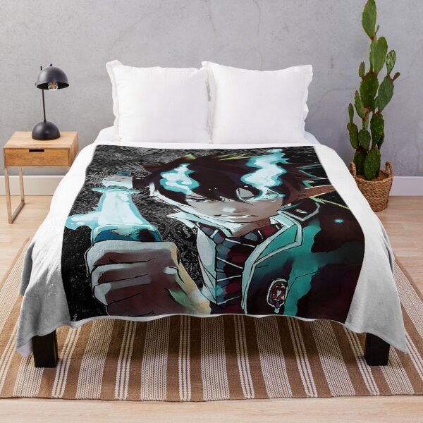 Item preview, Rin angry blue sword exorcist anime poster designed and sold by DarylBernice.