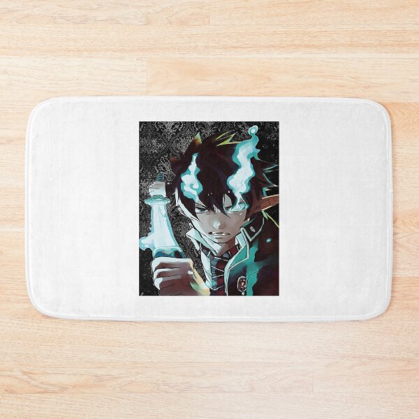 Item preview, Rin angry blue sword exorcist anime poster designed and sold by DarylBernice.