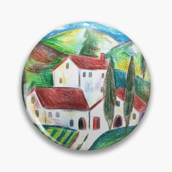 Item preview, House and fields designed and sold by abigailj-art.