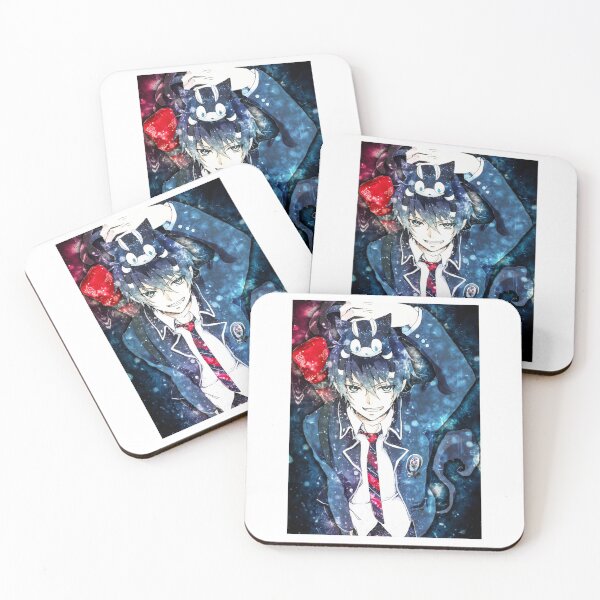 Item preview, Rin with cat student style blue fantasy exorcist anime poster designed and sold by DarylBernice.