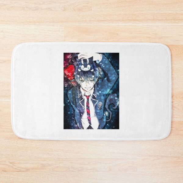 Item preview, Rin with cat student style blue fantasy exorcist anime poster designed and sold by DarylBernice.