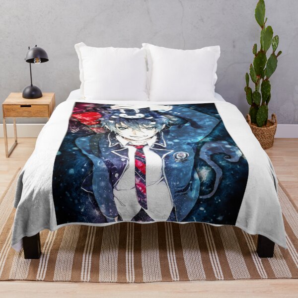 Item preview, Rin with cat student style blue fantasy exorcist anime poster designed and sold by DarylBernice.