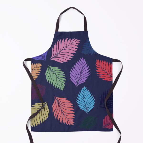Item preview, Tropical fallen leaves.. (Dark blue) designed and sold by kkanchan.
