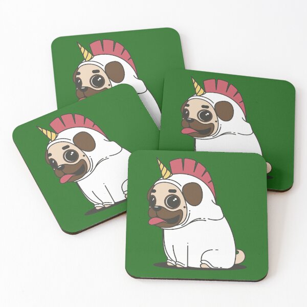 Item preview, Funny Pug Astronaut Unicorn  designed and sold by FlyAndBuy.