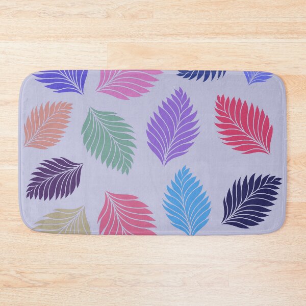 Item preview, Tropical fallen leaves.. (Light blue)  designed and sold by kkanchan.