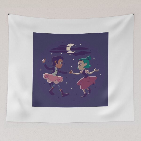 Aperçu de l'œuvre Luz et Amity Dance Lumit| Cadeau parfait | Cadeau maison chouette créée et vendue par sosoblan.
