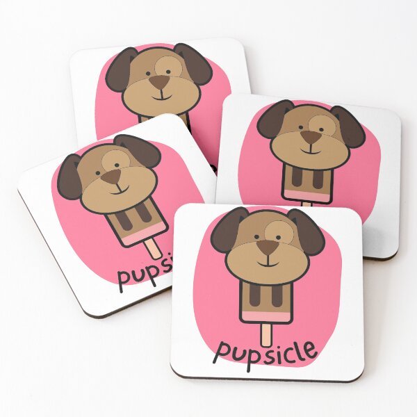 Item preview, Pupsicle - Animal pun designed and sold by The Agreeable Raven.