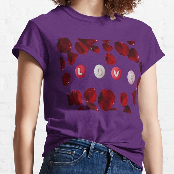 rose flower clip art Classic T-Shirt