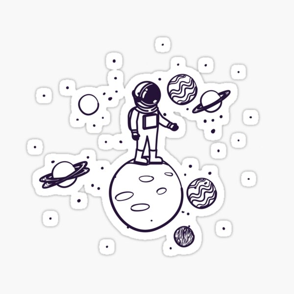 Astronaut Sticker
