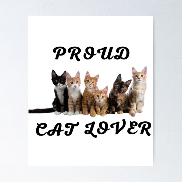 Item preview, Proud Cat Lover | Funny | Gifts | Men's | Women's | Boys | Girls designed and sold by BarvinWayne.