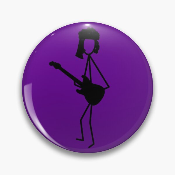 Item preview, Stickman woodstock guitar hero rock star designed and sold by Bammodesigns.