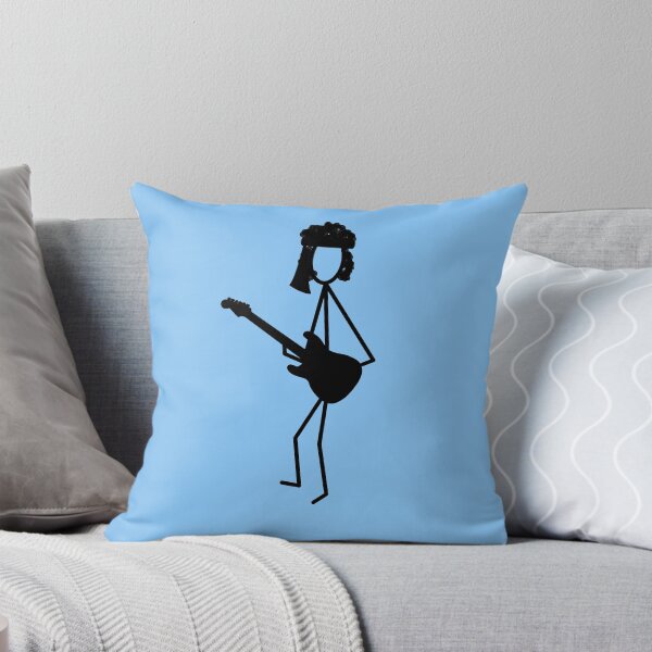 Item preview, Stickman woodstock guitar hero rock star designed and sold by Bammodesigns.