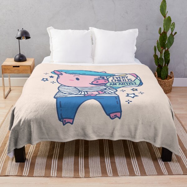 Item preview, Funny Animal Artist pun Pablo Pigcasso with quote  designed and sold by SPIRIMAL.