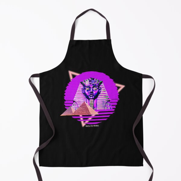 Item preview, Neon Pharaoh Tutankhamun Vaporwave designed and sold by ShirtVibes.