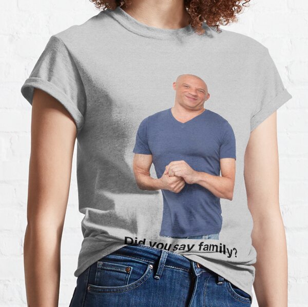 Aperçu de l'œuvre Avez-vous dit Famille Meme Vin Diesel Fast and Furious créée et vendue par NamColors.