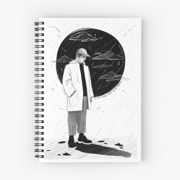 Item preview, Forever Rain - Mono - BTS designed and sold by asillu.