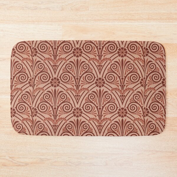 Item preview, Beautiful Greek Ornaments Peach Color Pattern, henna pattern, vintage pattern designed and sold by iampositive.