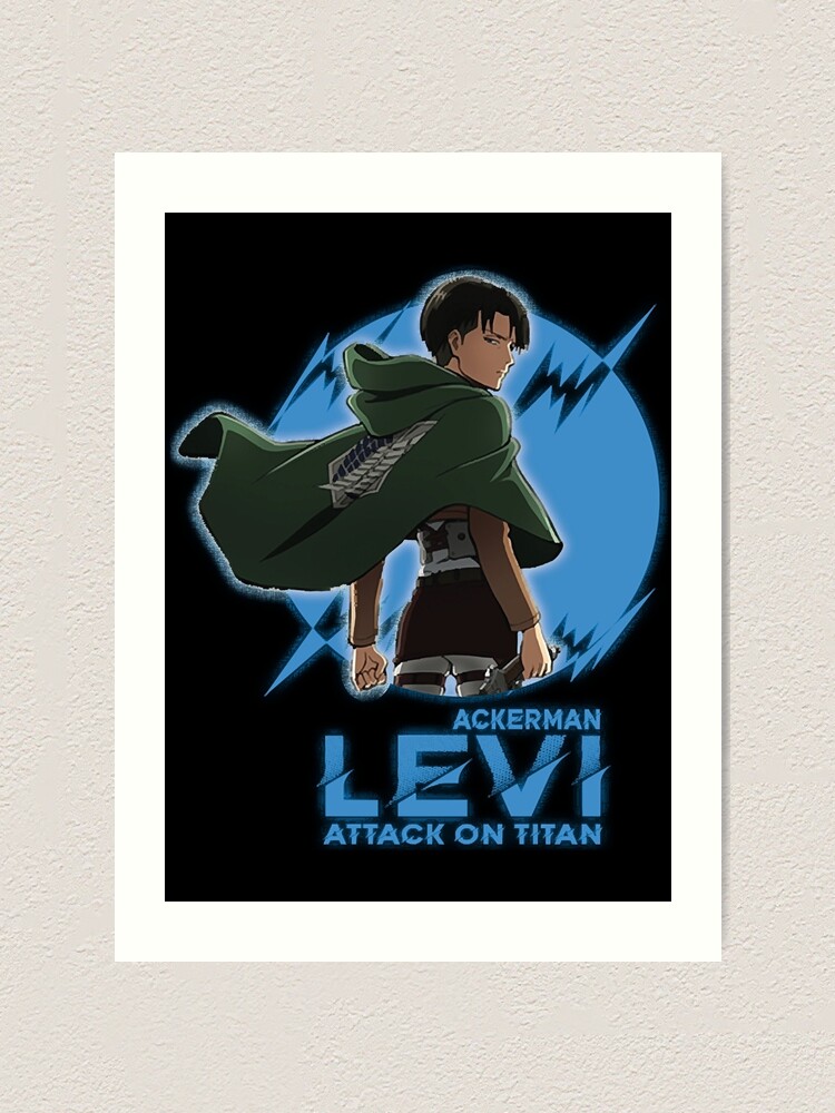 "Levi Ackerman Character - Attack On Titan Manga Art " Art Print For ...