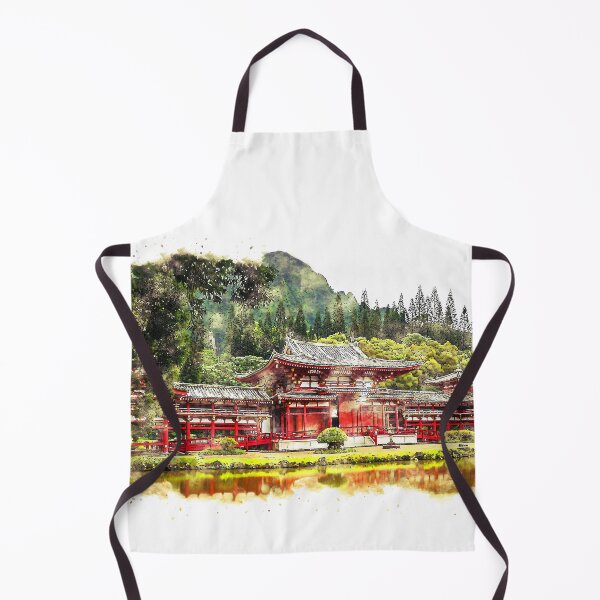 Item preview, Japanese Temple ❤ Watercolor Sketch Art Style designed and sold by Naumovski.