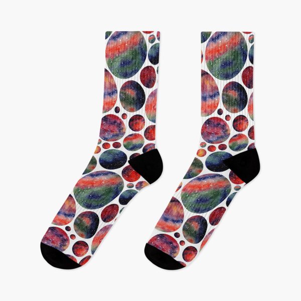 Item preview, Watercolor Space Seamless Pattern Abstraction Planet Stars Night Sky Infinitely Repeating Patterns Cosmos Isolated White Background designed and sold by Peekonet.
