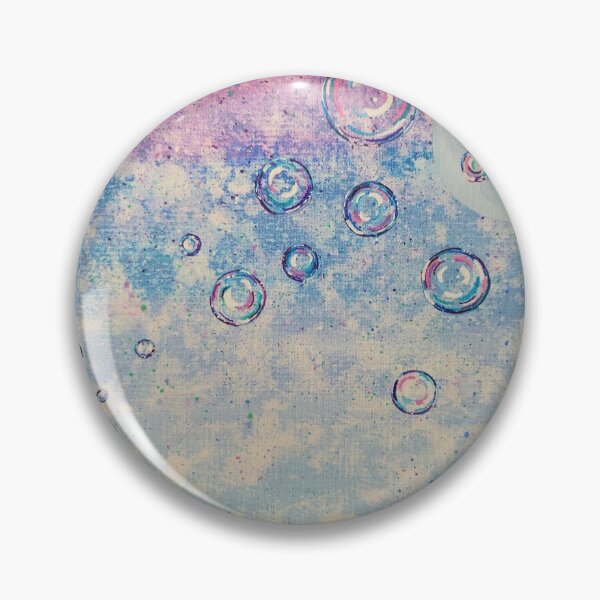 Item preview, Evening Bubbles, Moonlight Bubbles, Abstract painting  designed and sold by Lauren McMillan.