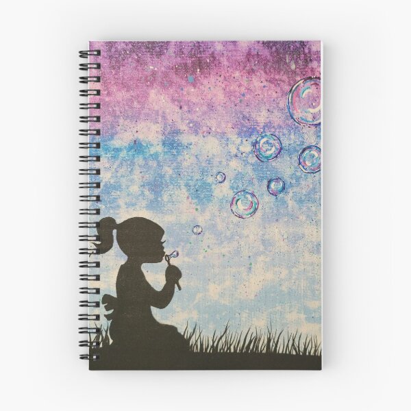 Item preview, Evening Bubbles, Moonlight Bubbles, Abstract painting  designed and sold by Lauren McMillan.