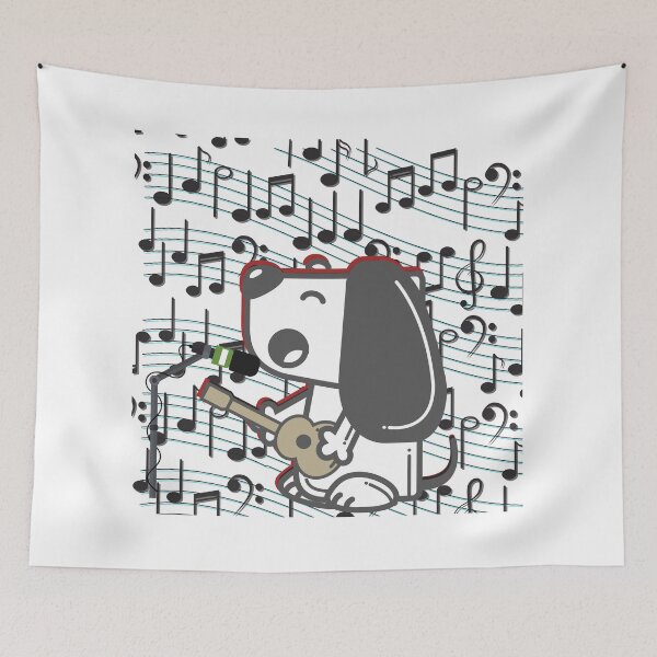 Item preview, dog play guitar designed and sold by Karolj.