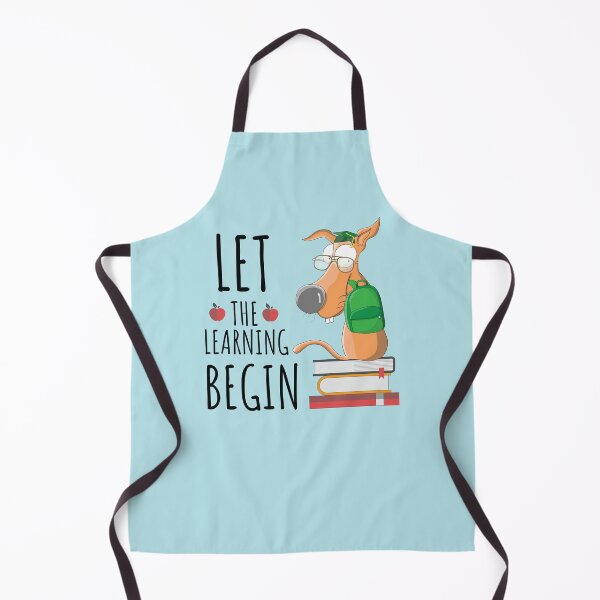 Item preview, Let the Learning Begin Funny Student Dog Back to School First Day of School designed and sold by dass-art.