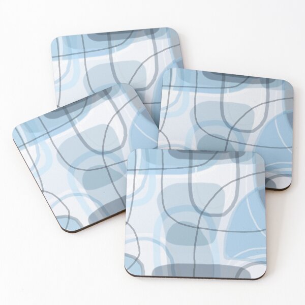 Item preview, Blue-gray geometric abstraction. designed and sold by UVI-CA.