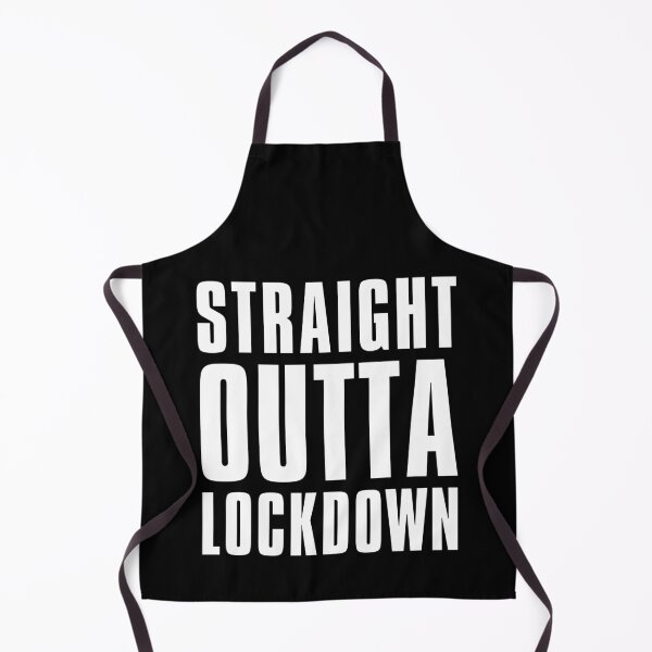 Item preview, Straight Outta Lockdown - White text designed and sold by beaglefruit.