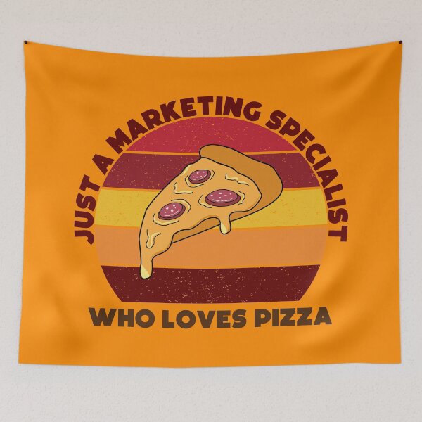 Item preview, Just a marketing specialist who loves pizza,dark, marketing specialist job, marketing specialist humor, marketing specialist joke, marketing specialist meme, designed and sold by SGS-.
