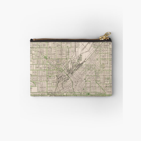 Item preview, Old Denver CO Map (1908) Vintage Colorado State Capital City & Street Atlas designed and sold by BravuraMedia.