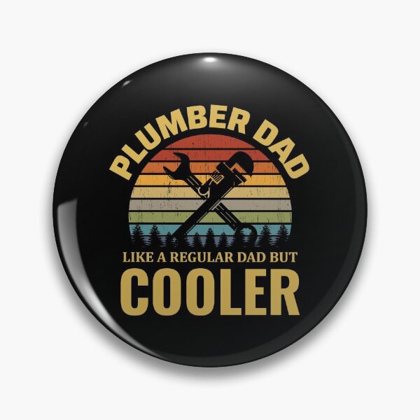 Item preview, Plumber Plumbing Craftsman Pipefitter Vintage Retro Dad Fathers Day  designed and sold by CuteDesigns1.