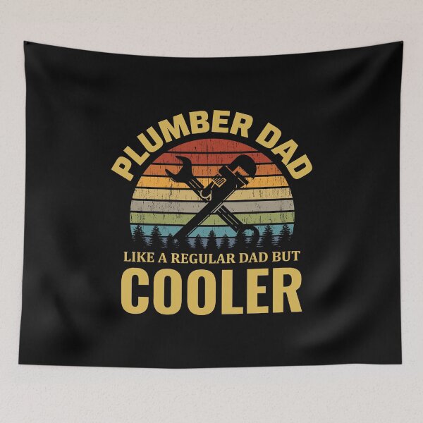 Item preview, Plumber Plumbing Craftsman Pipefitter Vintage Retro Dad Fathers Day  designed and sold by CuteDesigns1.
