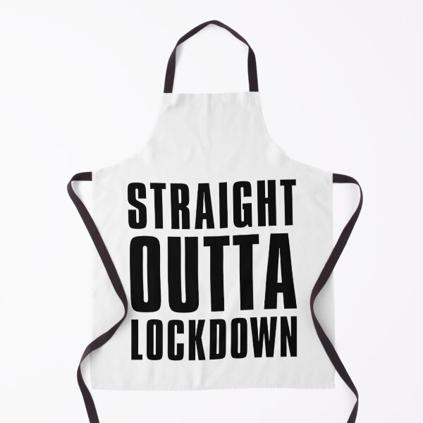 Item preview, Straight Outta Lockdown - Black text designed and sold by beaglefruit.